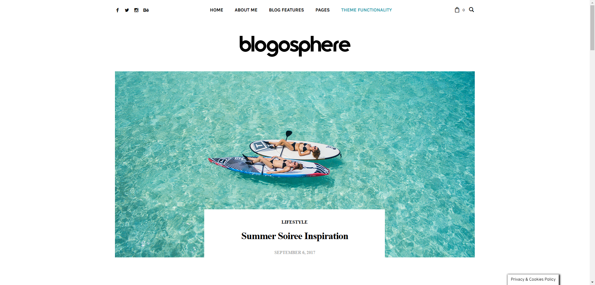 Blogosphere - Blogging & Magazine Template